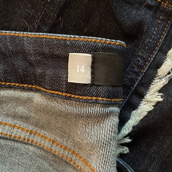 Kut from the Kloth Boyfriend Distressed Reese Jeans Size 14 - Picture 4 of 7